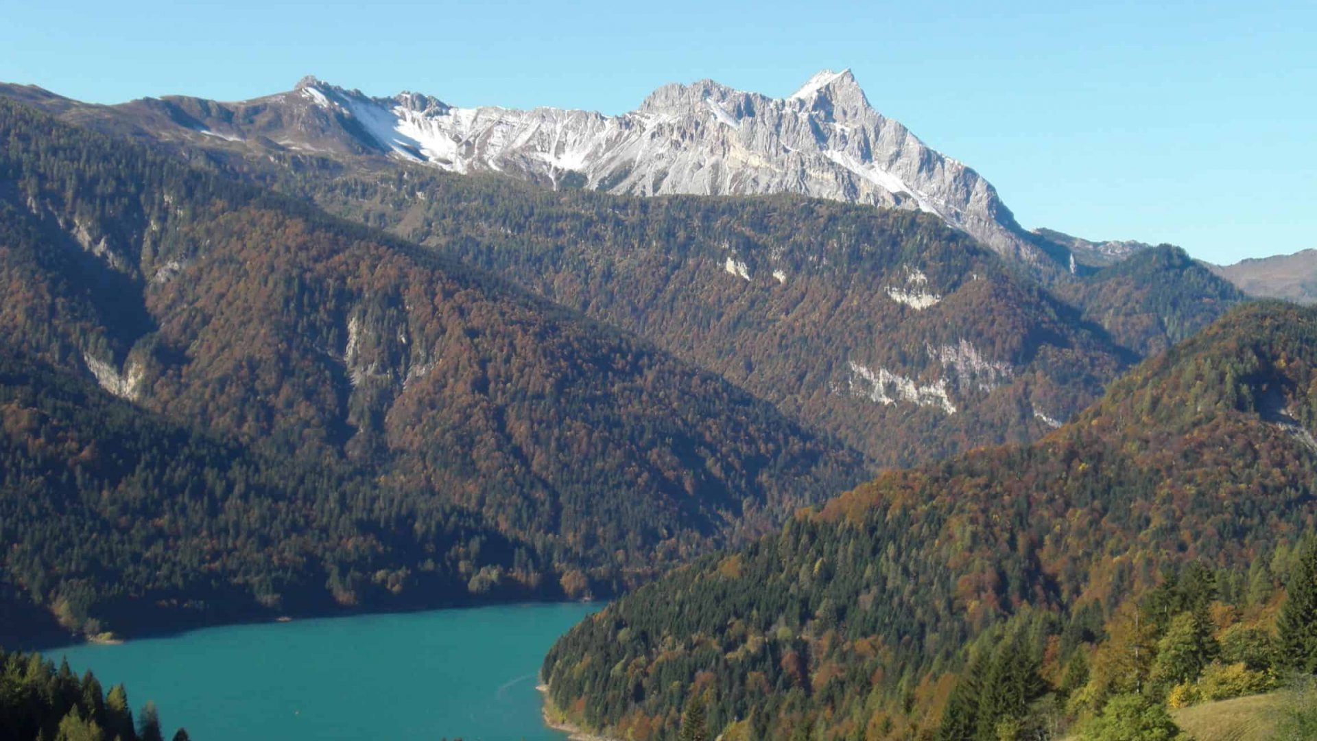 Blick ins Tal von Sauris Blick ins Tal von Sauris