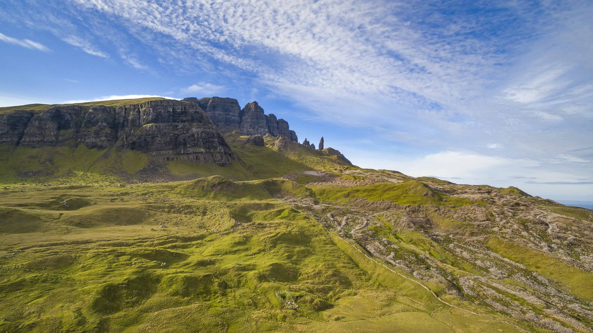 Old Man of Storr A scenic landscape shot of the iconic Old Man of Storr, Skye.
